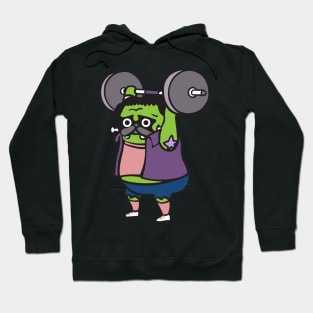 The snatch weightlifting Pug Frank Hoodie